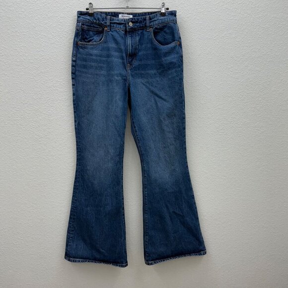Reformation Bennett Wash Distressed Denim Blue Jeans Pants Womens size 31 - Picture 1 of 7